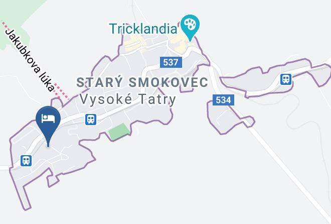 Poprad - Penzion Sibir Maps