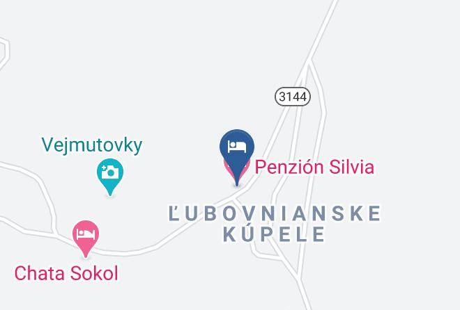 Stara Lubovna - Penzion Silvia Maps