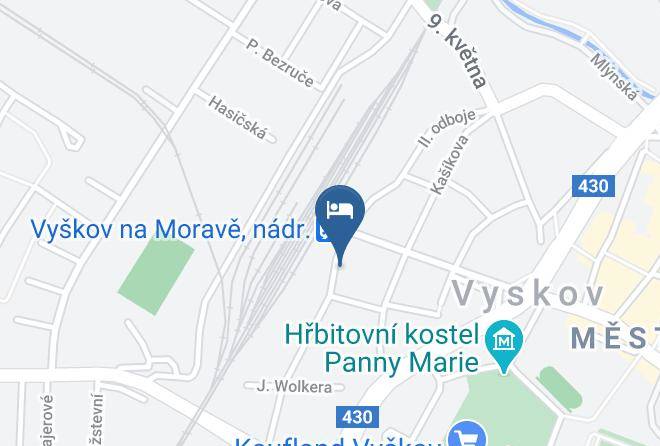 Vyskov - Penzion Sirius Vyskov Maps