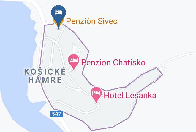 Kosice Okolie - Penzion Sivec Maps