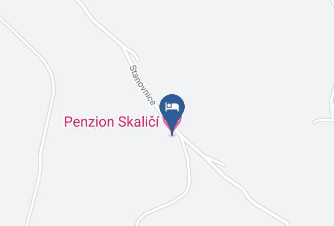 Vsetin - Penzion Skalici Maps