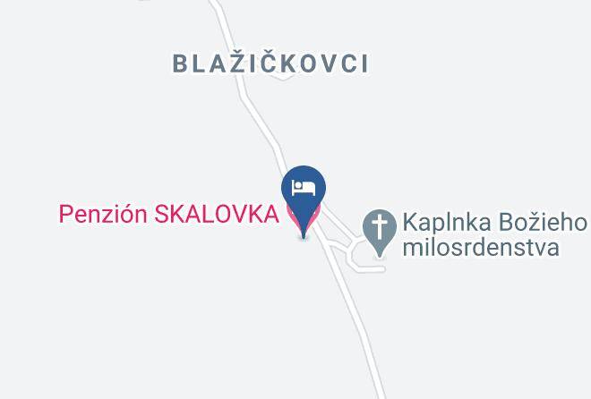 Cadca - Penzion Skalovka Maps