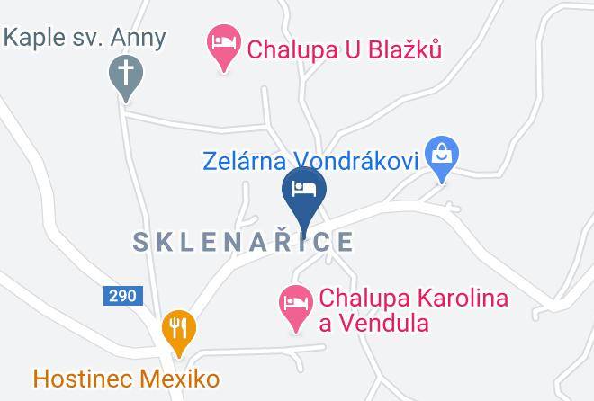 Semily - Penzion Sklenarice 192 Maps
