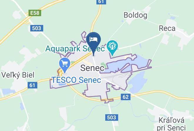 Senec - Penzion Skorpion Senec Maps