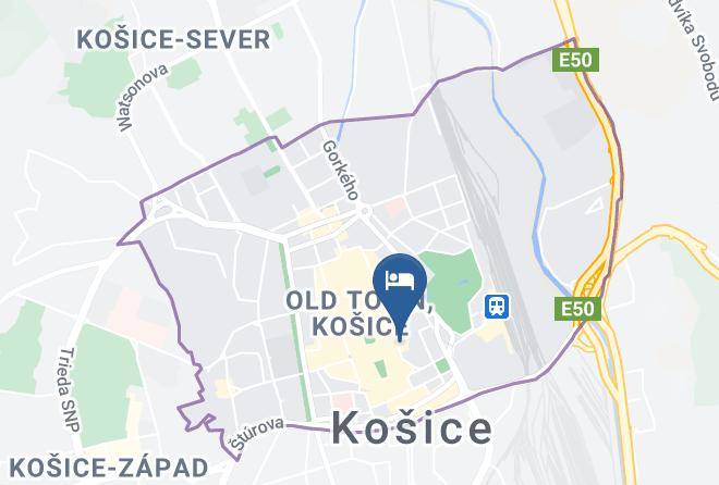 Kosice - Boutique Penzion Slovakia Maps