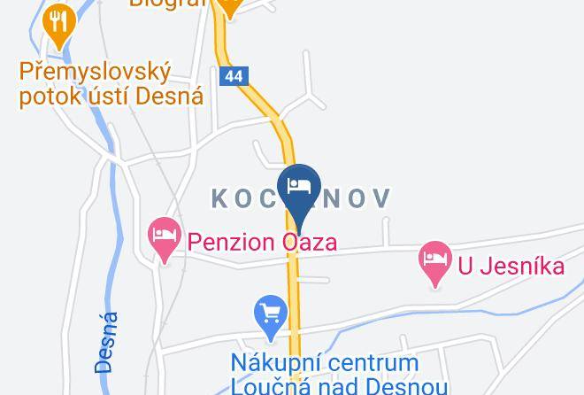 Sumperk - Penzion Slunce Loucna Nad Desnou Maps