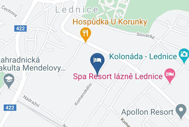 Breclav - Penzion Slunecni Dum Lednice Maps