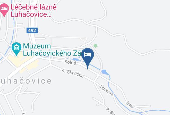 Luhacovice - Penzion Sonata Maps