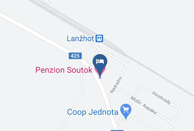 Breclav - Penzion Soutok Maps