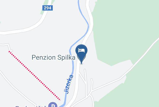 Semily - Penzion Spilka Maps