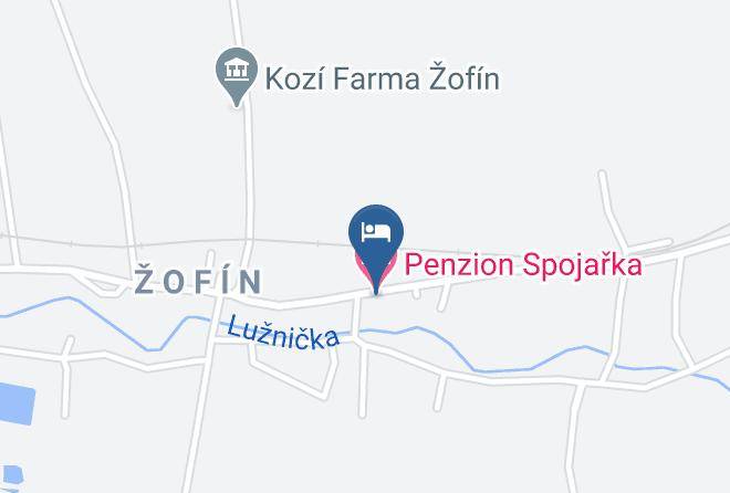 Decin - Penzion Spojarka Maps