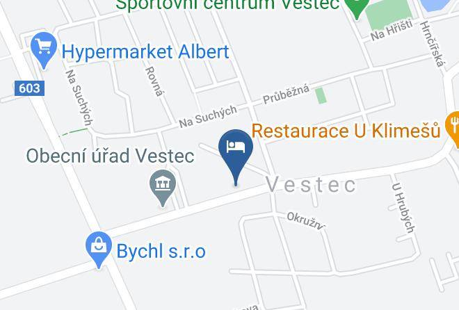 Prague West - Penzion Spokojeny Host Maps