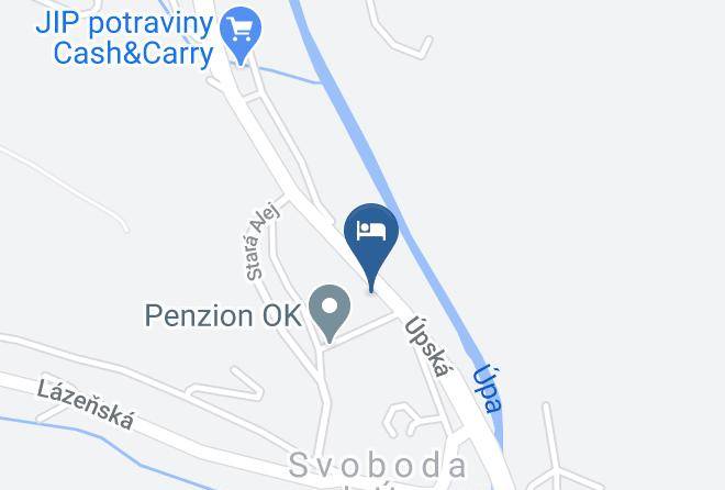 Trutnov - Penzion Sportino Maps
