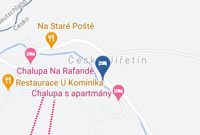 Most - Penzion Stara Hrackarna Maps