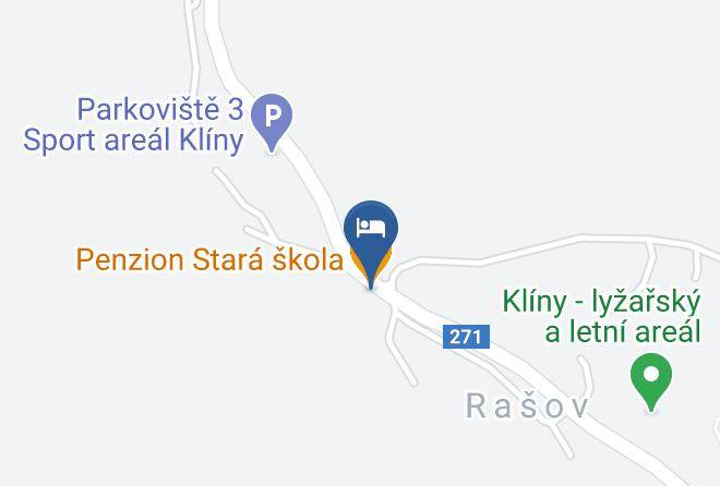 Most - Penzion Stara Skola Maps