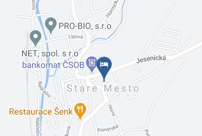 Sumperk - Penzion Stare Mesto Maps