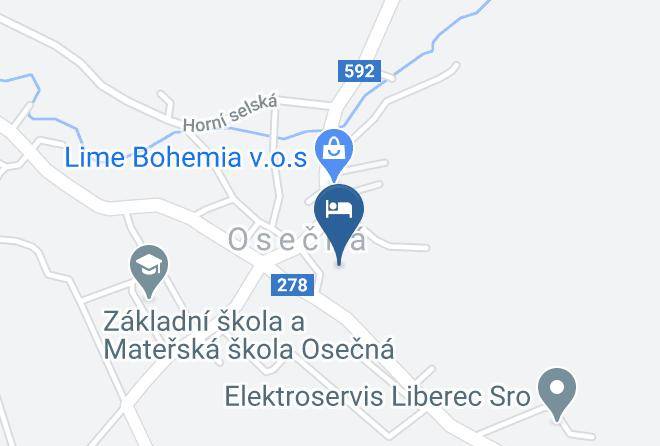 Osecna - Penzion Suchac Maps