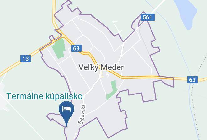Dunajska Streda - Penzion Tara Maps