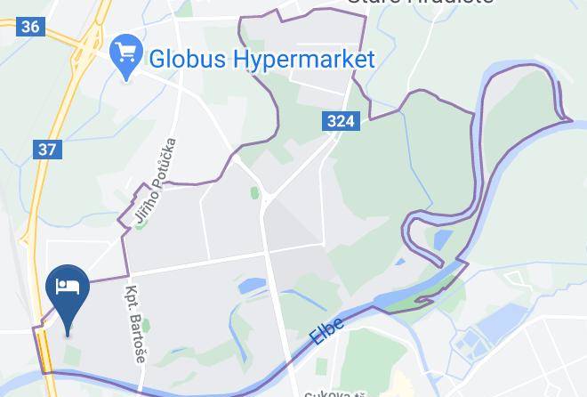 Pardubice - Penzion Tcv Pardubice Maps