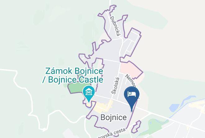 Prievidza - Penzion Teddy Maps