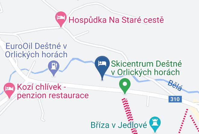 Rychnov Nad Kneznou - Penzion Tendr Maps