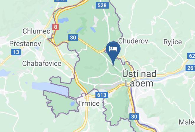 Usti Nad Labem - Penzion Teri Maps