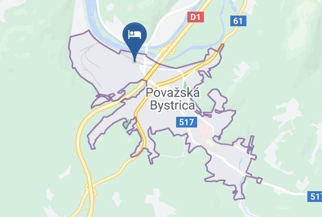 Povazska Bystrica - Penzion Terno Maps