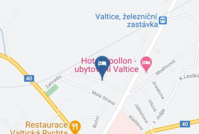 Breclav - Penzion Tramin Maps