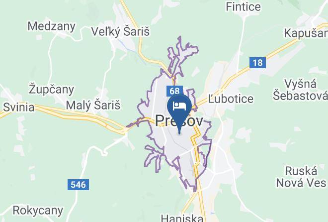 Presov - Penzion Trattoria Maps