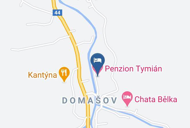 Jesenik - Penzion Tymian Maps