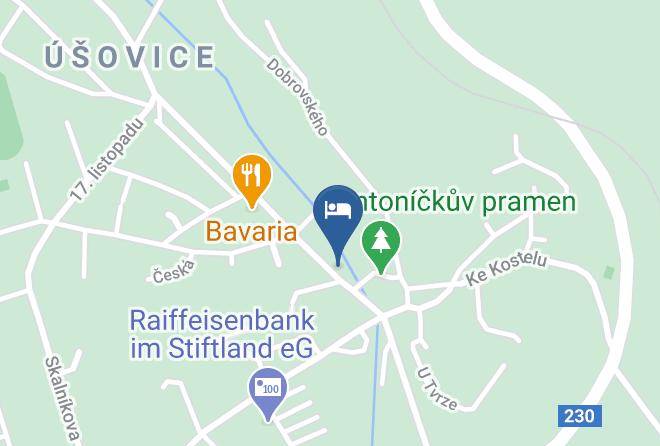 Cheb - Penzion U Antonickova Pramene Maps