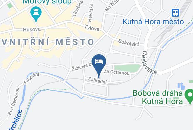 Kutna Hora - Penzion U Babky Bylinkarky Maps