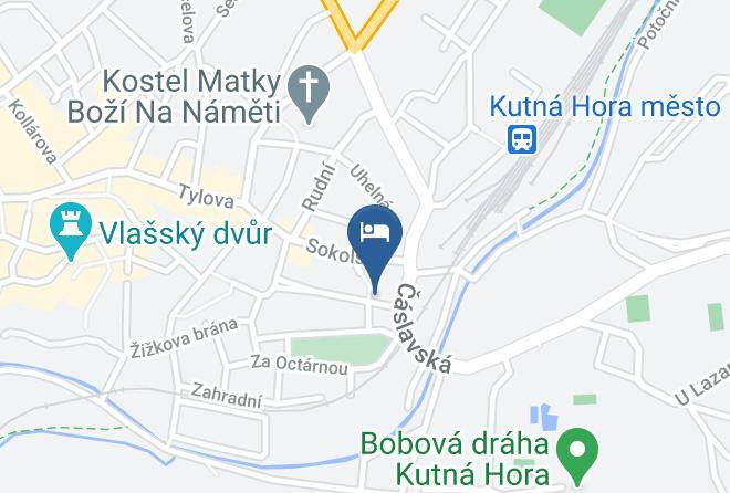 Kutna Hora - Penzion U Brany Maps