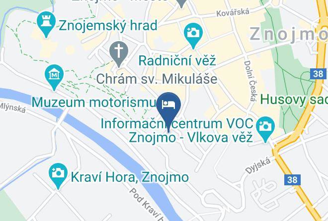 Znojmo - Penzion U Brany Znojmo Maps