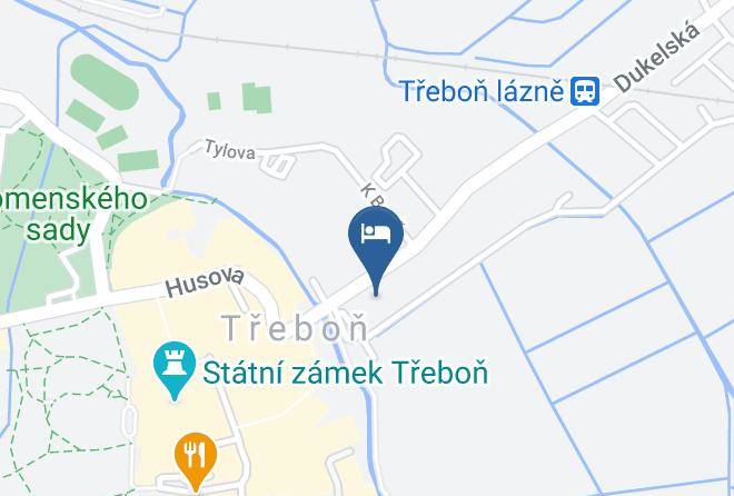 Jindrichuv Hradec - Penzion U Bumanu Maps