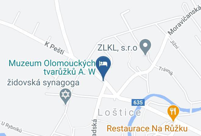 Sumperk - Hotel A Restaurace U Coufalu Maps