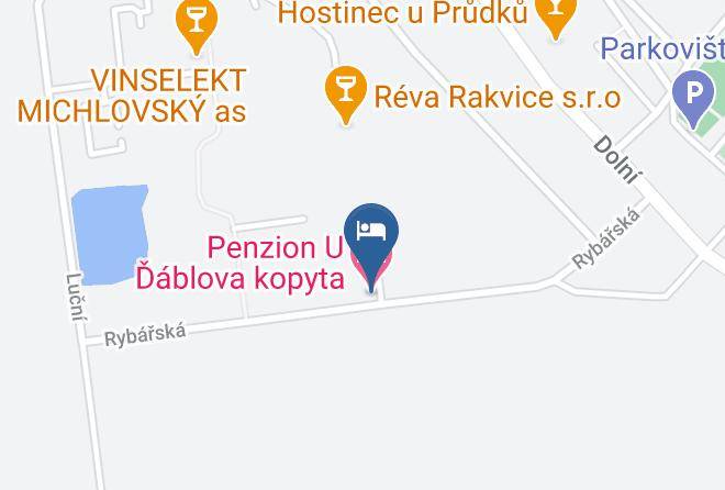 Breclav - Penzion U Dablova Kopyta Maps
