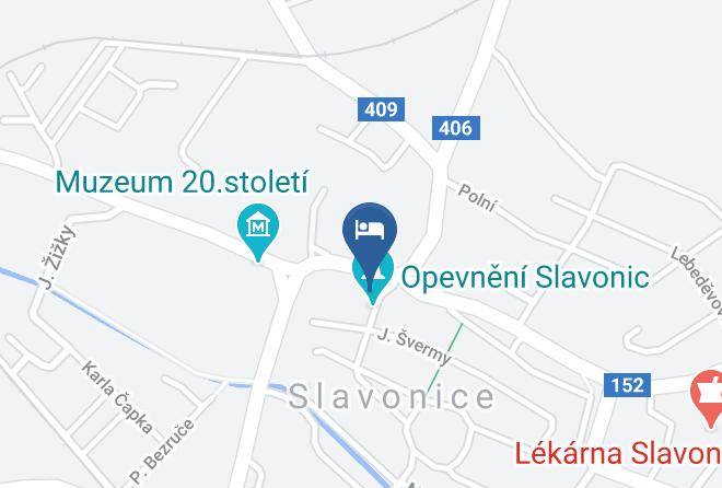 Jindrichuv Hradec - Penzion U Dacicke Brany Maps