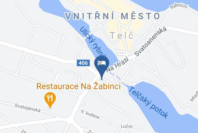 Jihlava - Penzion U Dolezalu Maps