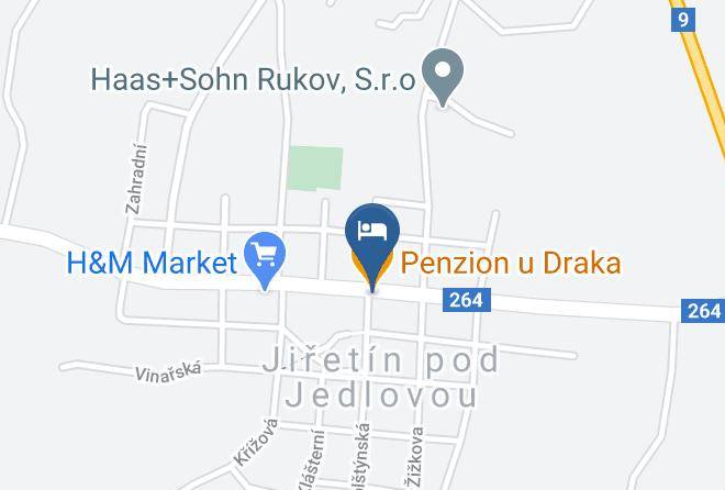 Decin - Penzion U Draka Maps