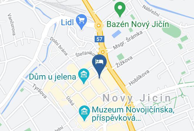 Novy Jicin - Penzion U Holubu Maps