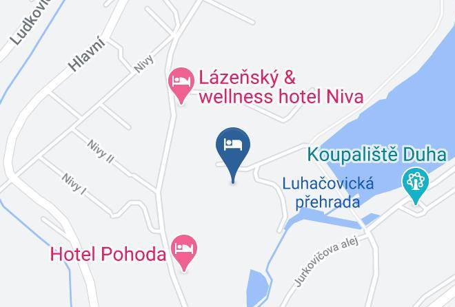 Pozlovice - Penzion U Hraze Maps