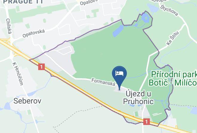 Prague - Penzion U Jezku Maps