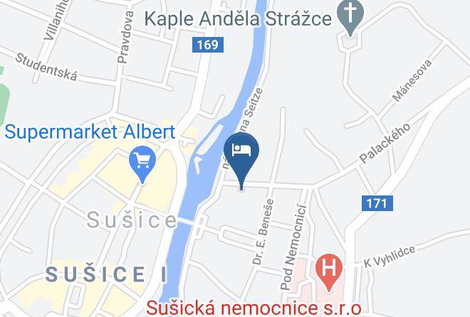 Klatovy - Penzion U Jezu Maps