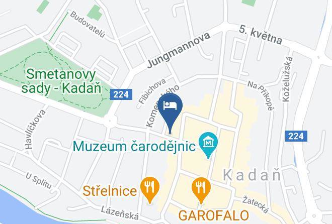 Chomutov - Penzion U Johanky Maps