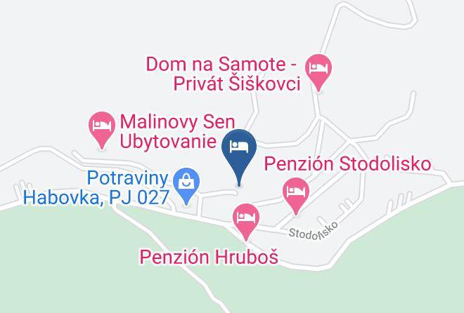 Tvrdosin - Penzion U Jolany Maps