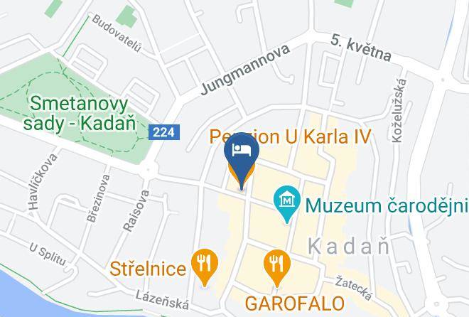 Chomutov - Penzion U Karla Iv Maps