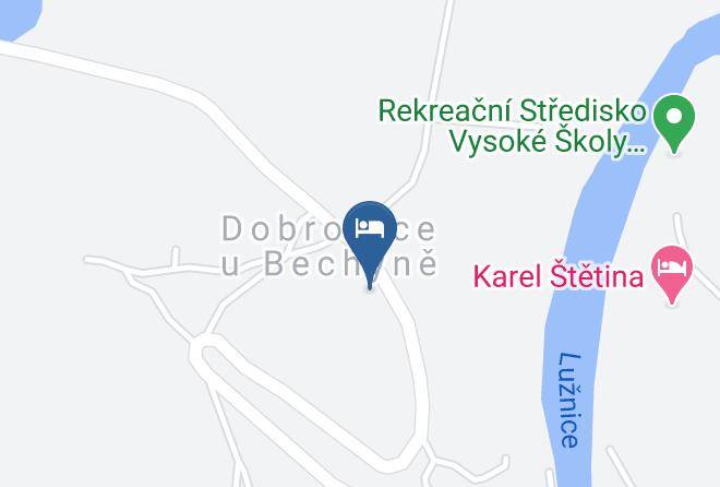 Tabor - Penzion U Kastanu Maps