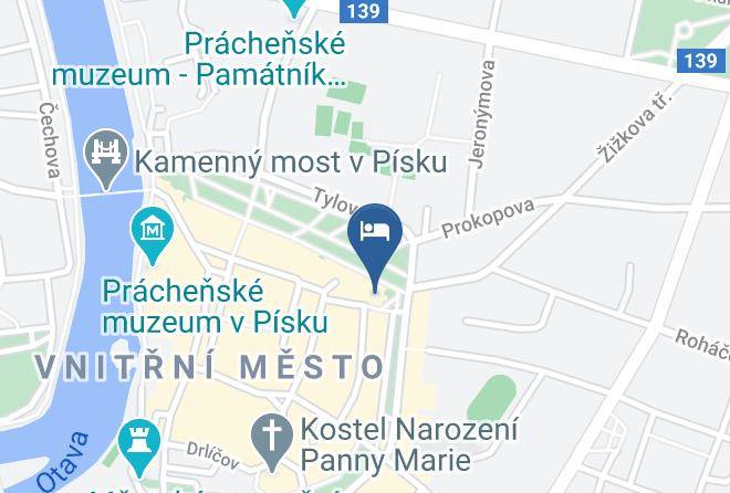 Pisek - Penzion U Kloudu Maps