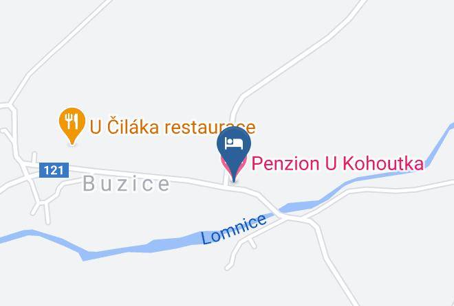 Strakonice - Penzion U Kohoutka Maps